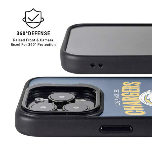 NFL Los Angeles Chargers Helmet iPhone 15 Pro Kickstand Case